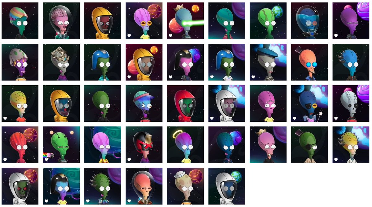 Hey, don't sleep on @UnitedAliens21. Great project roadmap, art is dope, Community acts like family, Spaceships airdrop imminent, founder puts face on video in discord. Grab some before is too late! 
magiceden.io/marketplace/un…