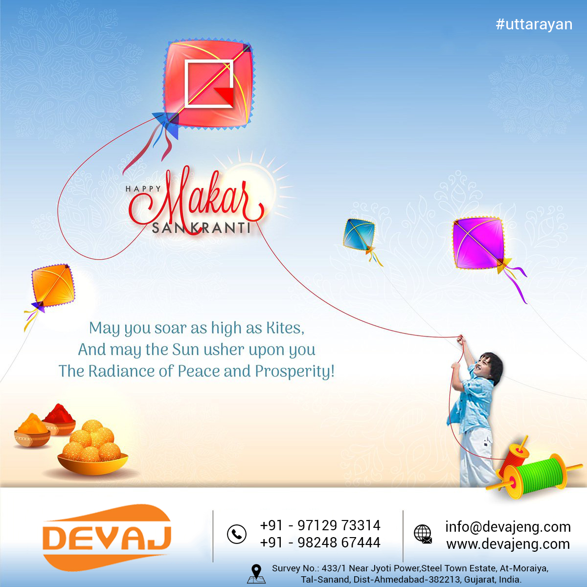 DevajEngineeri4's tweet photo. Happy Makar Sankranti 2022 ...!
https://t.co/iEAFyN6ONU
Let this festive season bring with it endless happiness and joy. Happy Makar Sankranti!
#happymakarsankrati #makarsankranti #kitefestival #sankranti #uttarayan #festival https://t.co/a7tUcfRrJk
