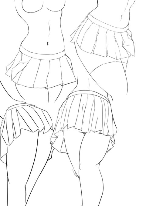 プリーツスカートわからん 