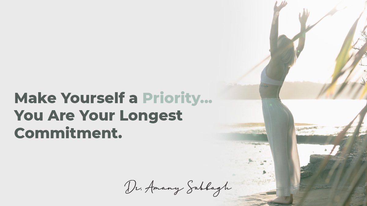 When you put yourself down, you let yourself down. 

#SelfLove can go a long way in improving your overall mental health. 

#WednesdayWisdom #DrAmanySabbagh #Confidence