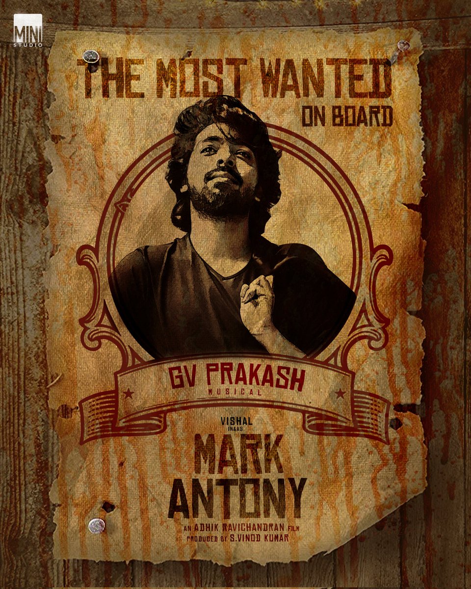 KollyBuzz's tweet image. .@gvprakash onboard for @VishalKOfficial's #MarkAntony! 

@Adhikravi @vinod_offl @ministudiosllp #V33 @iam_SJSuryah
