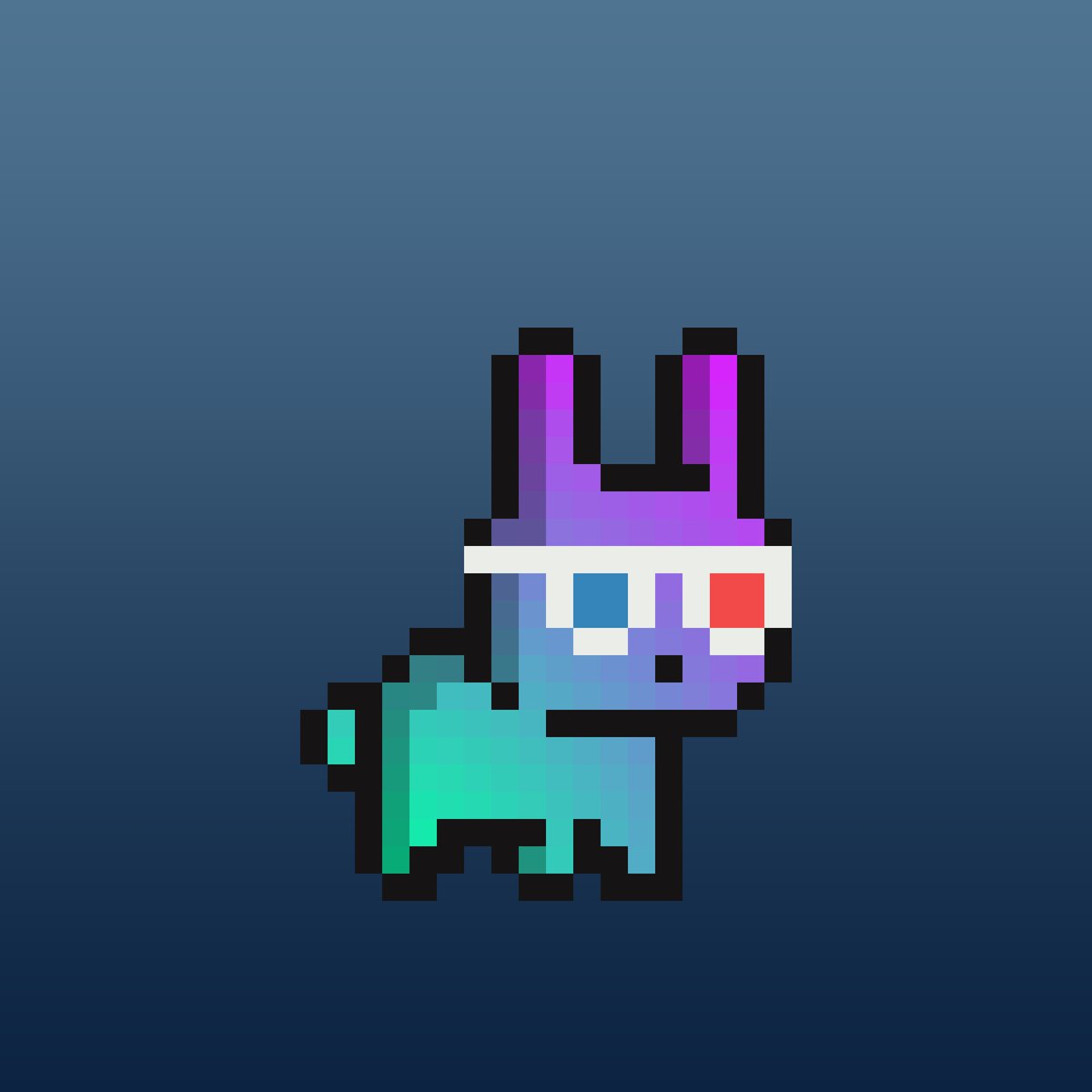 🐰 Pixel Bunny Club | MINT: 15/01/2022, 0,35 sol tweet media