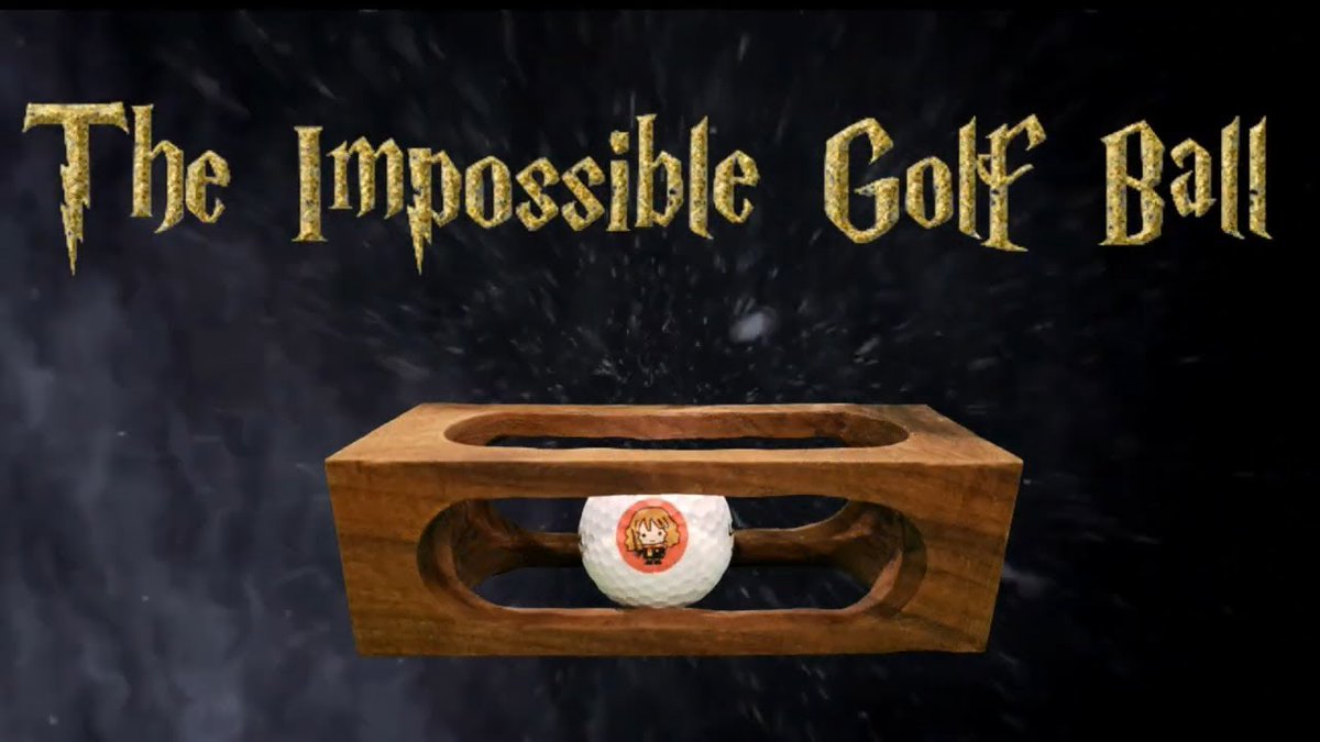 The Impossible Golf Ball in a Block of Wood: youtu.be/n0gtPZ52iT4

#woodworking #HarryPotter #HermioneGranger #DIY