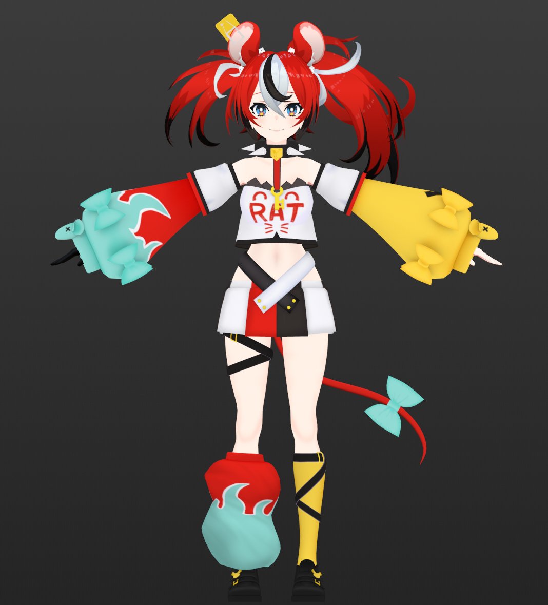 Liudvik3D's tweet photo. I made a 3d model of Hakos Baelz~ 

ハコス・ベールズの3Dモデルを制作しました！

#ベーアート #illustrayBAE #HololiveEN  #holoCouncil #b3d https://t.co/dnZ8bi7jYF