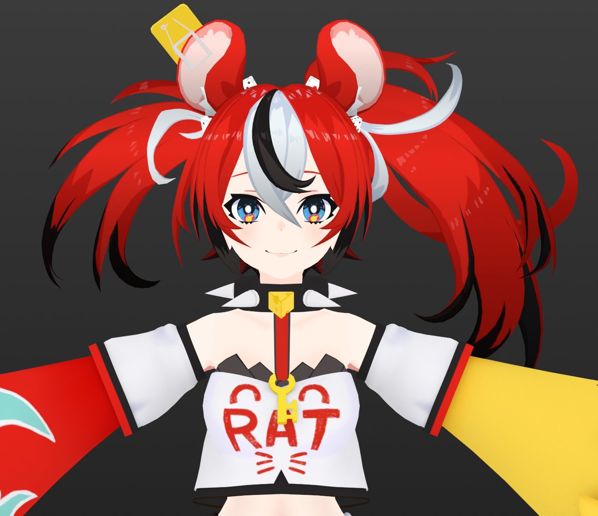 Liudvik3D's tweet photo. I made a 3d model of Hakos Baelz~ 

ハコス・ベールズの3Dモデルを制作しました！

#ベーアート #illustrayBAE #HololiveEN  #holoCouncil #b3d https://t.co/dnZ8bi7jYF