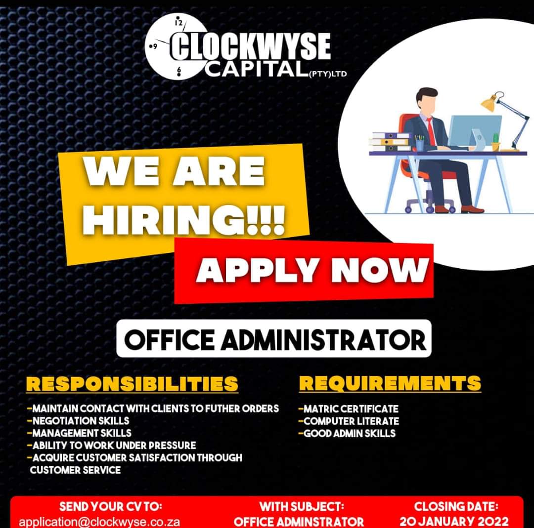 MetjahTebogo's tweet photo. Job vacancies ‼️ 
Please retweet 🙏 🙌 https://t.co/YgJpafzzDs