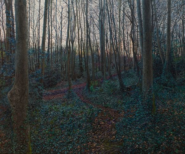 "Sometimes when it catches the light, it feels like it could all just disappear"  Oil on canvas. 120cm x 100cm.