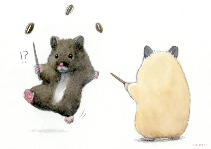 「hamster twitter username」 illustration images(Latest)