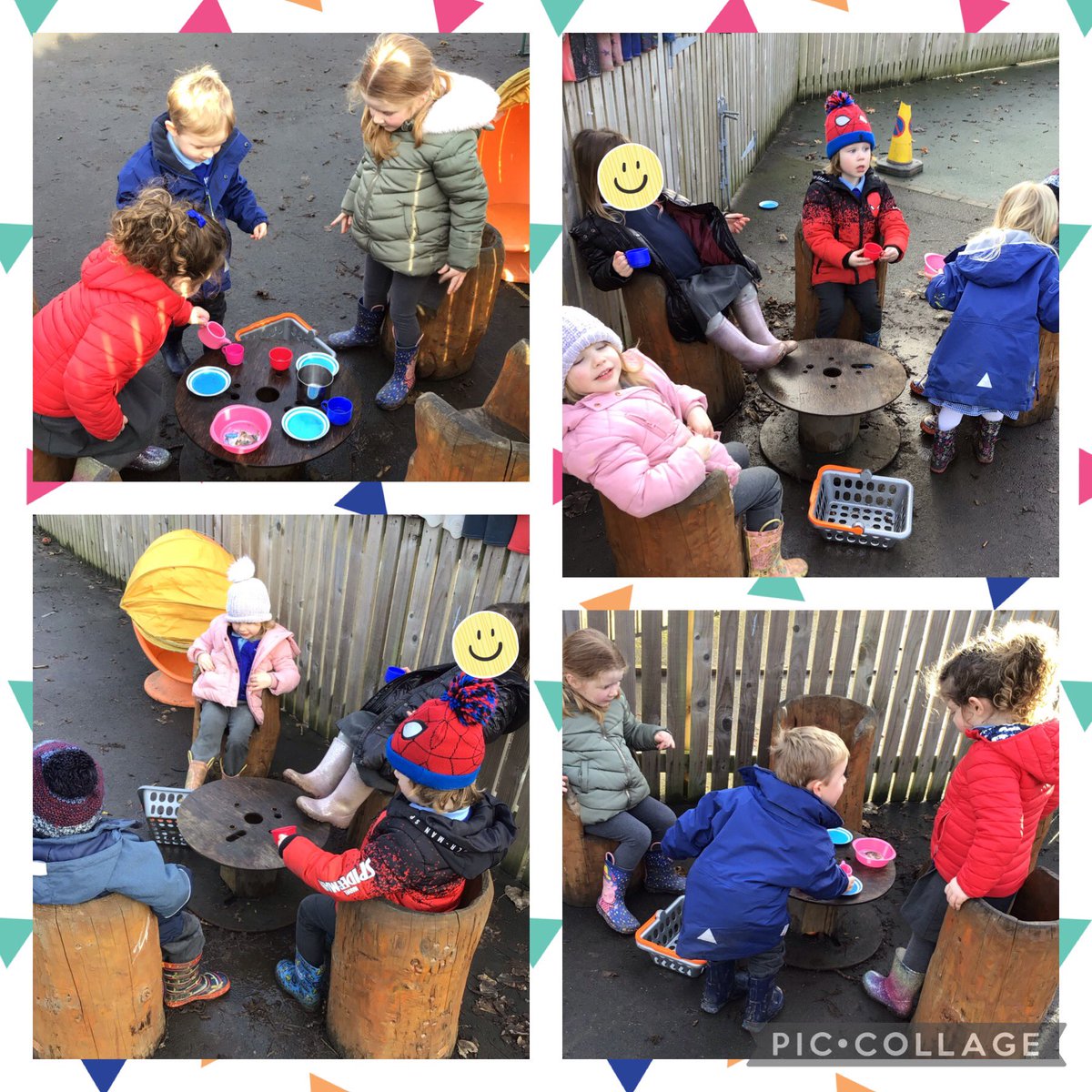 The children in Nursery are enjoying socialising at a work event - it’s definitely not a party! ☕️🫖
