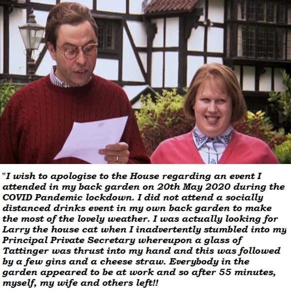 #PartyGate what tosh!