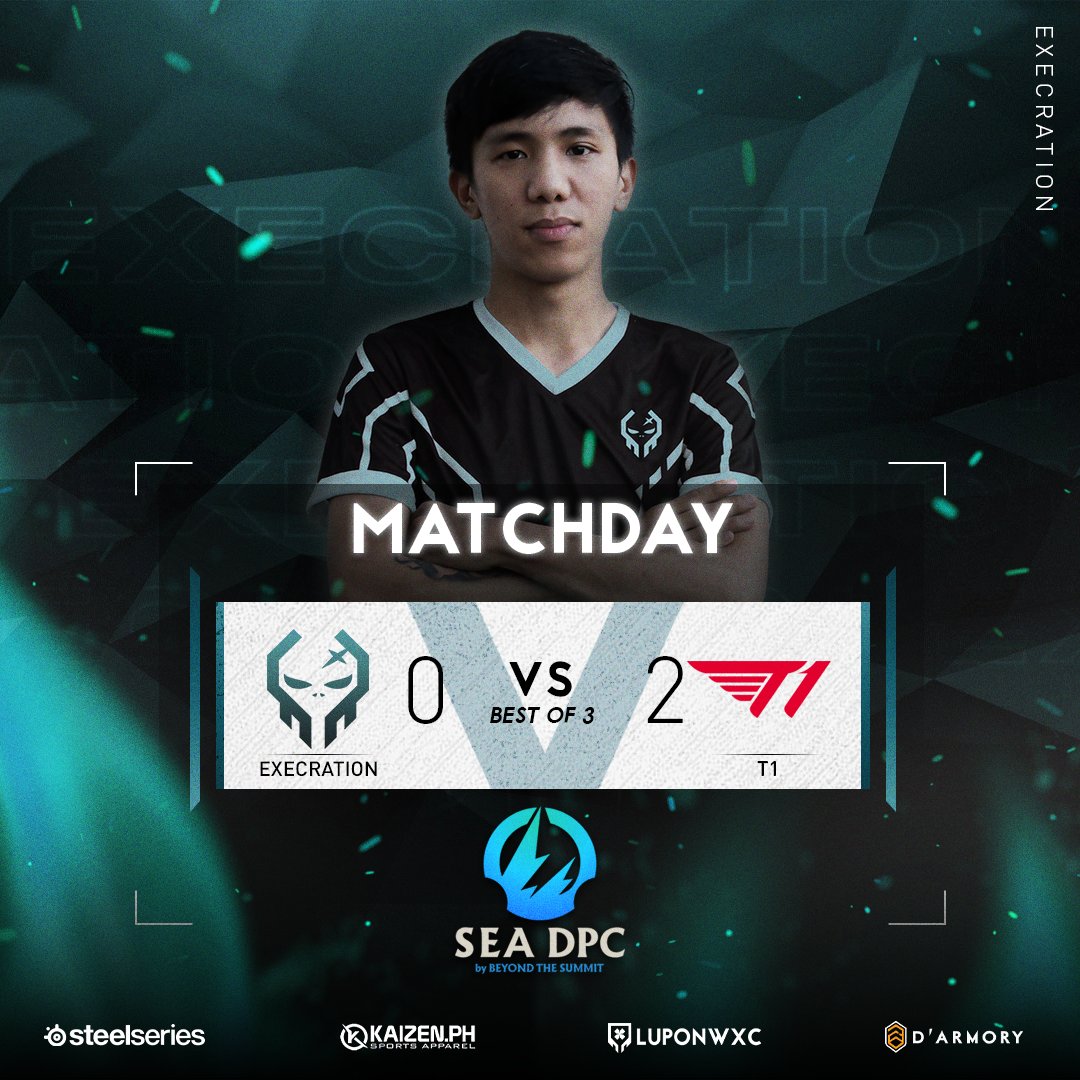 ExecrationGG's tweet photo. That one Hurt! as @T1 managed to comeback in Game2 to Seal the series! GGWP!π€π
#ExeShot #DPCSEA #UPPERDIVISION https://t.co/48GEhca1YZ