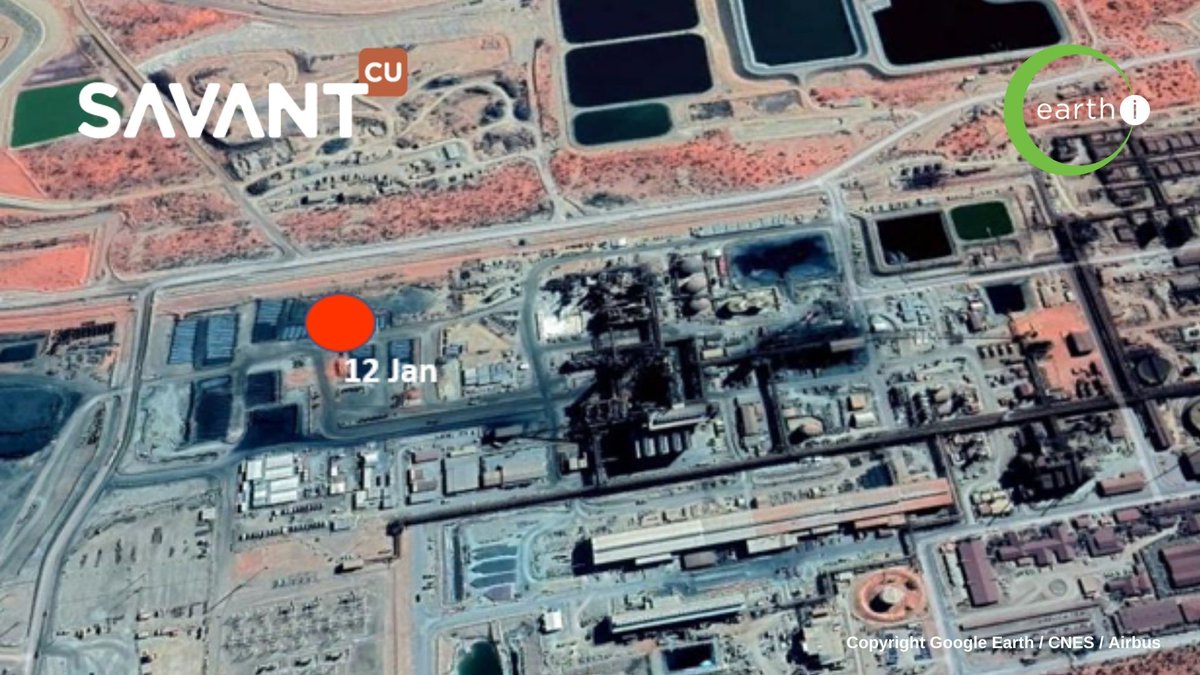 SAVANT detects first signs of smelting activity for 4 months at BHP's Olympic Dam copper smelter
 <a href="/ESA_EO/">ESA Earth Observation</a>
 <a href="/spaceagencyuk/">Space Agency</a>
 <a href="/Recyclingportal/">MSV GmbH</a>
 <a href="/METALMINER/">MetalMiner</a>
 <a href="/NornickelGroup/">Nornickel</a>
 <a href="/bhp/">BHP</a>
 <a href="/Glencore/">Glencore</a>
 <a href="/CMEGroup/">CME Group</a>
 <a href="/quandl/">FRancisco dejesus</a>
<a href="/LME_news/">London Metal Exchange (LME)</a>
 <a href="/MiningOnline/">Mining Journal</a>
 <a href="/RioTinto/">Rio Tinto</a>
 <a href="/CRUGROUP/">CRU Group</a>
 <a href="/Trafigura/">Trafigura</a>
 <a href="/Glencore/">Glencore</a>