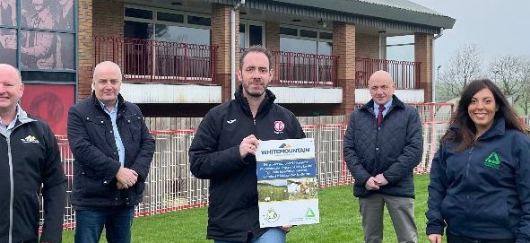 @creweutdfc have been awarded £41,235 from the #Whitemountain Programme to create a biodiversity habitat on the grounds of the club. We would love to thank @JohnBlairMLA and @trevorclarkeMLA for joining us for the announcement of the funding 🙏
#ChangingPlaces #ChangingLives