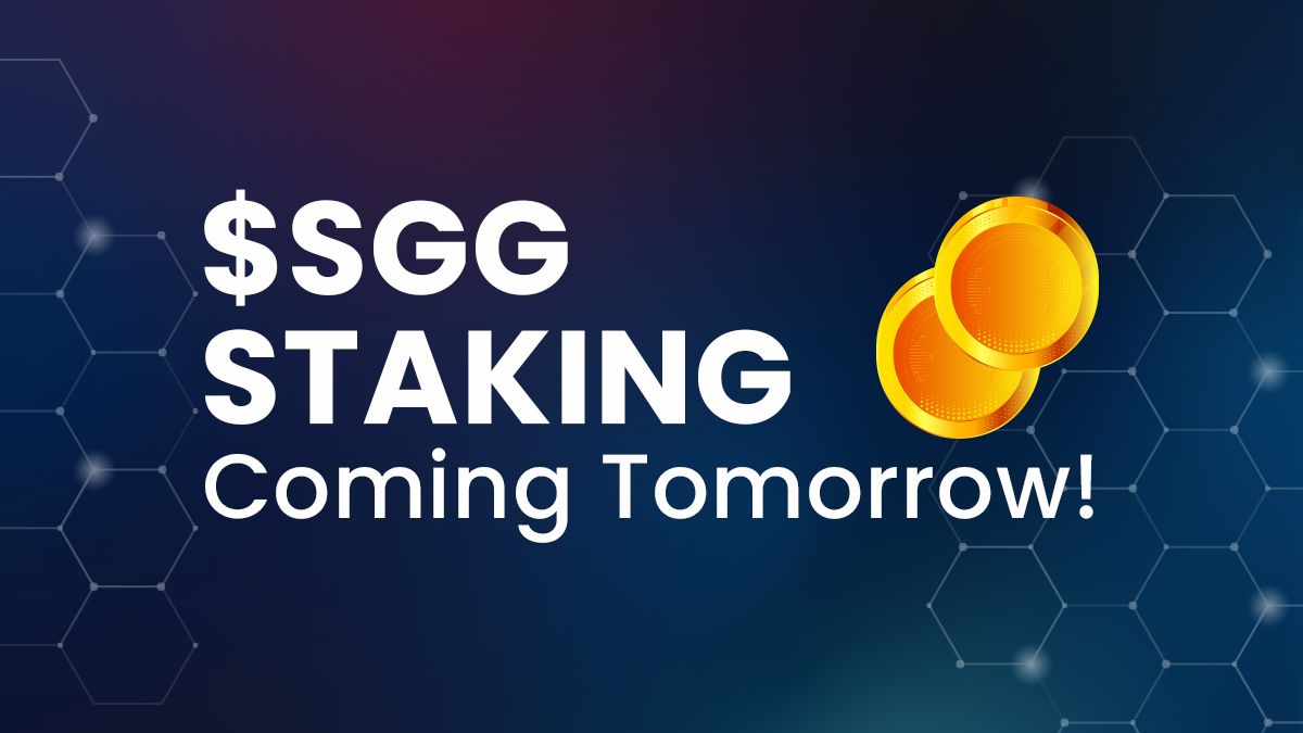 SolxGamingGuild's tweet image. $SGG Staking coming tomorrow. Stake to yield rewards!