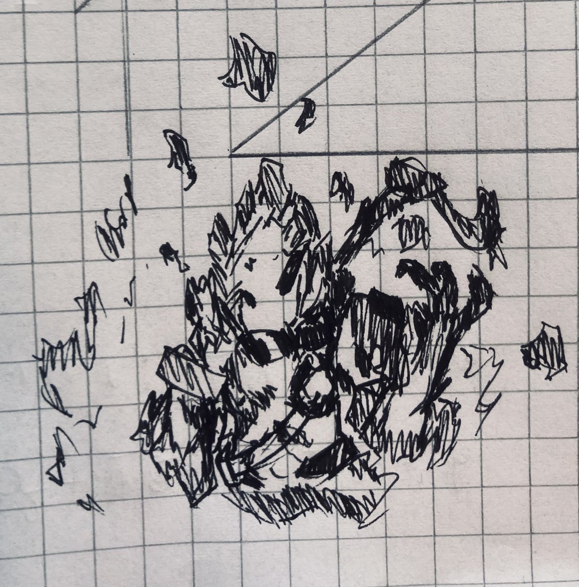 VrileArt's tweet photo. Was bored in math and drew some fire https://t.co/Q1UuHIDonh