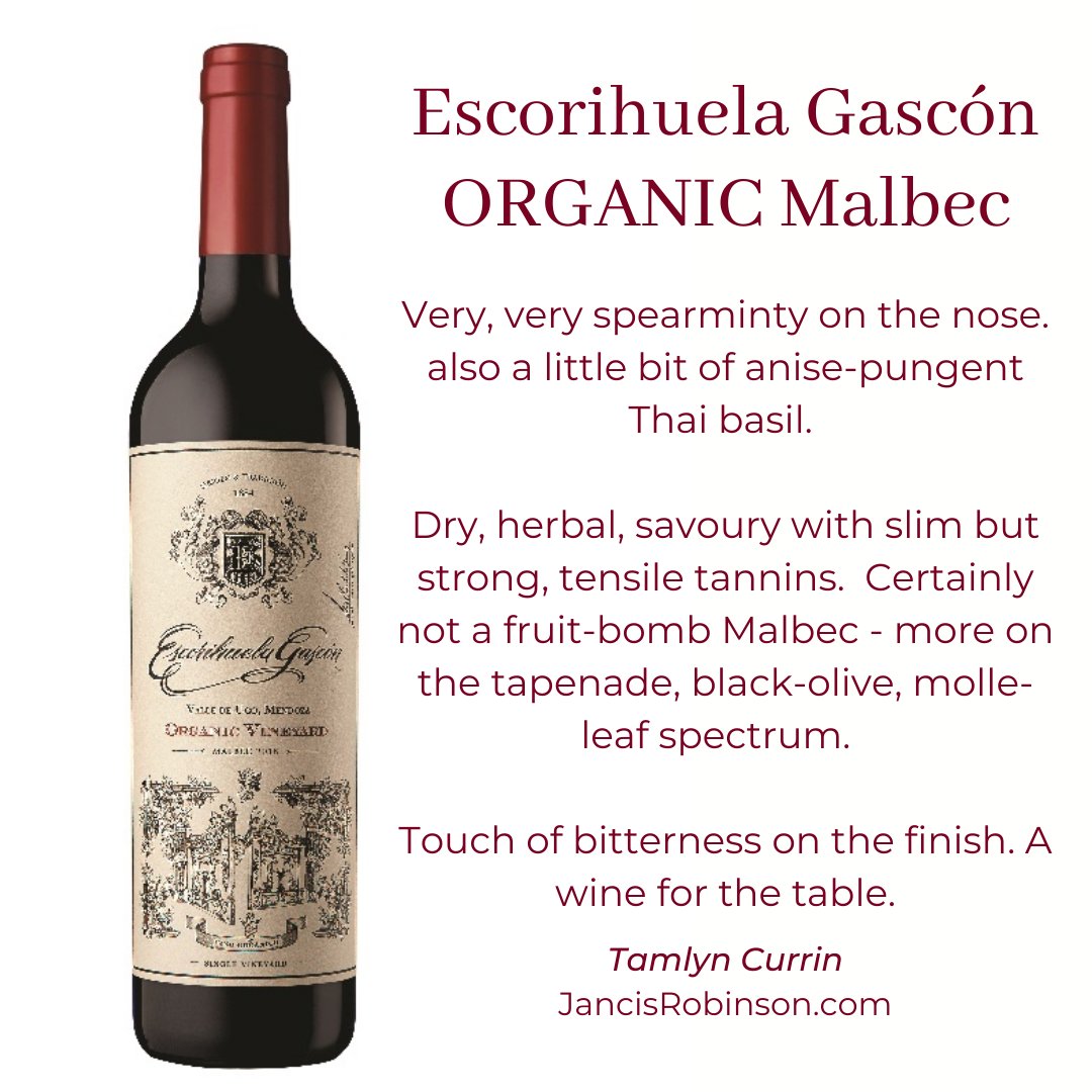 Fine Wines Direct UK (@finewinescardif) on Twitter photo Have you seen this review by Tamlyn Currin from <a href="/JancisRobinson/">Jancis Robinson</a> of our <a href="/Escorihuelag/">Escorihuela Gascón</a> Organic Malbec?
Best drank between now and 2024 it's available from £17.09 as part of a mix-12.
Here's the link you need: bit.ly/3aTXh5B
#OrganicMalbec #ArgentinianWine Have you seen this review by Tamlyn Currin from <a href="/JancisRobinson/">Jancis Robinson</a> of our <a href="/Escorihuelag/">Escorihuela Gascón</a> Organic Malbec?
Best drank between now and 2024 it's available from £17.09 as part of a mix-12.
Here's the link you need: bit.ly/3aTXh5B
#OrganicMalbec #ArgentinianWine