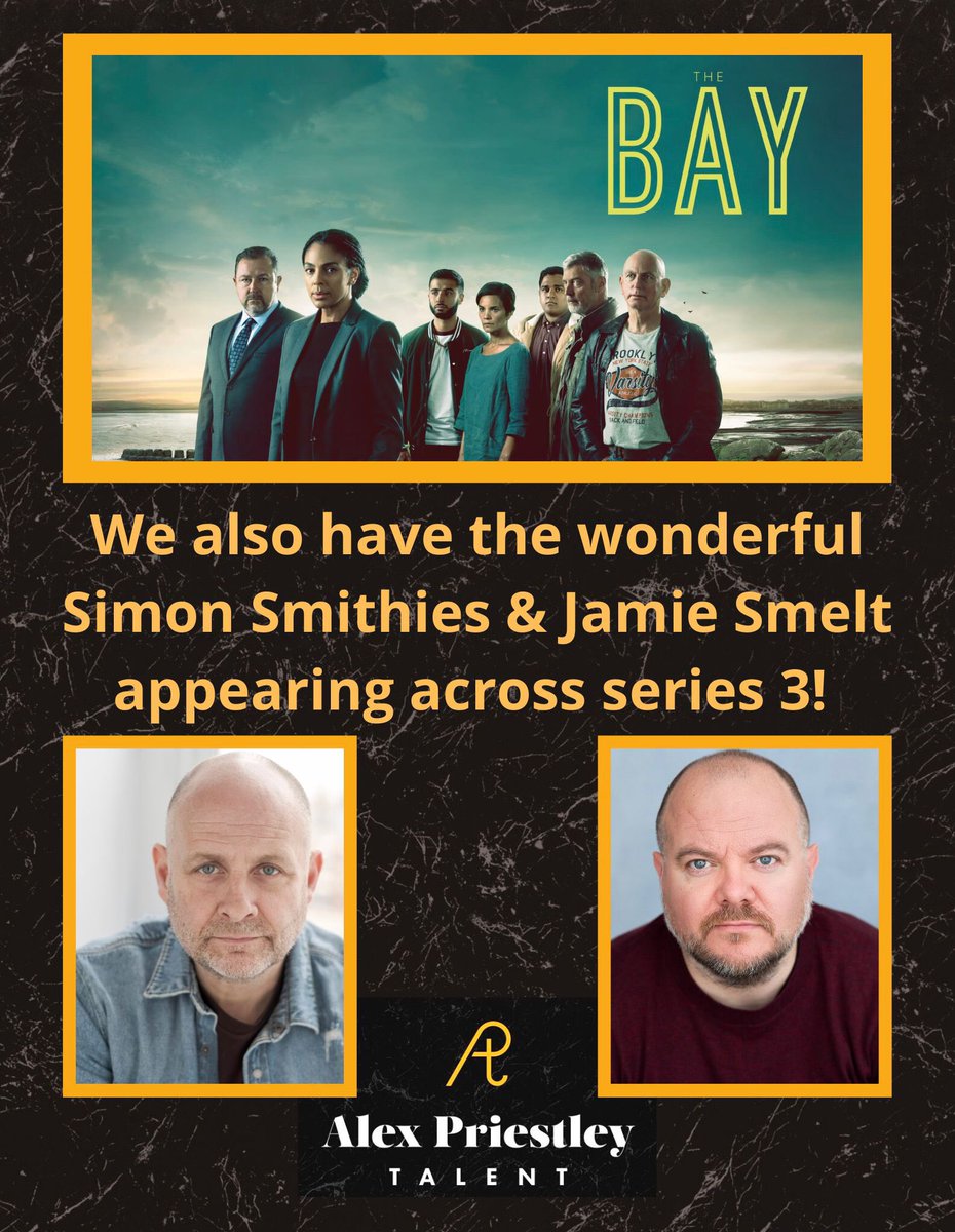 Alex Priestley Talent (@priestleytalent) on Twitter photo Also keep your eyes peeled for these two APT legends also appearing in #TheBay starting tonight on <a href="/itv/">ITV</a> at 9pm <a href="/SimonSmithies/">Simon Smithies</a> and <a href="/JamieSmelt/">Jamie Smelt</a> #teamapt #smashingit 💪🏻💪🏻💪🏻 Also keep your eyes peeled for these two APT legends also appearing in #TheBay starting tonight on <a href="/itv/">ITV</a> at 9pm <a href="/SimonSmithies/">Simon Smithies</a> and <a href="/JamieSmelt/">Jamie Smelt</a> #teamapt #smashingit 💪🏻💪🏻💪🏻