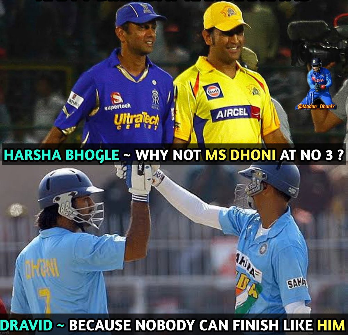 TheDhoniEra's tweet photo. The GOAT Finisher Dhoni 😎🔥

@MSDhoni • #MSDhoni • #WhistlePodu https://t.co/l5OZW4on5n