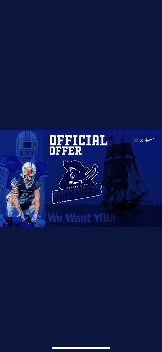 Blessed To Receive An Offer From 
<a href="/PhenixCity_Bucs/">Buccaneers Sports Academy Recruiting (Mobile, AL)</a> 🔵⚪️!
<a href="/marqucee/">Marqucee D Richardson</a> <a href="/coachJ_bucs/">Cordarious Joiner</a> <a href="/idunklewis/">C'yontai Lewis</a> @cjdrinkard @djlemons6