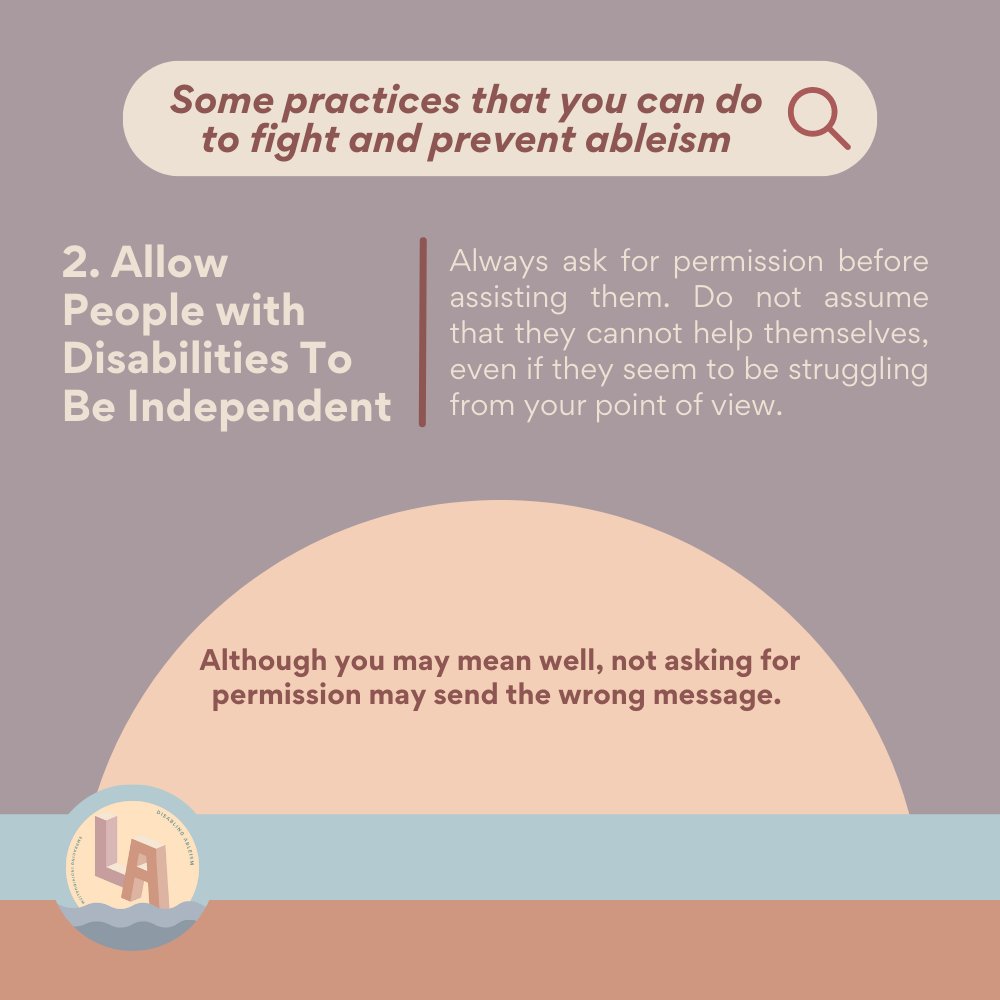 labelable_ph's tweet photo. Now that you are equipped with the proper knowledge regarding ableism, what STEPS can you take to combat it? 🤺

#LabelAble
#DisablingAbleism
#EmbracingIndividualism

(1/3) https://t.co/PwmYldCuTo