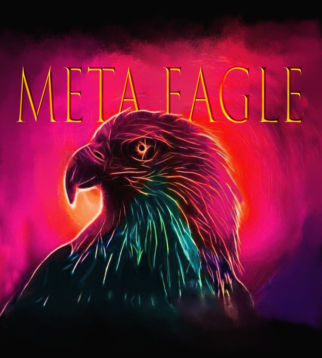 JaphCylie's tweet photo. @GalyArtist @EdenGallery_ @RNSNC_studios @galyverse #fan_art
 "The eagle flies in the sky, but nests on the ground."

-Albanian proverb.

Check out this fan art I made for @galyverse with all my effort. #metaagle is on its way to go big and high. https://t.co/38BSontce8