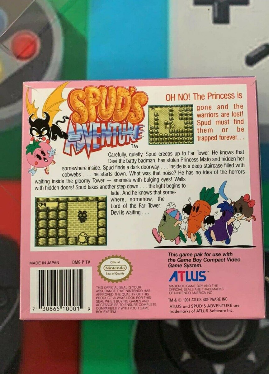 Gamescollection's tweet photo. https://t.co/KkV2868Hj7
BOOOOOOOOOOOM!!! The 2022 started with a lot of super bombs...really...💣💣💣💣💣
#spudsadventure #gameboy #spudadventure #nintendo #gb #retrogaming #retrogamer #retrogame #retrogames #retrocollection #retronews #gameboycollection https://t.co/JZViFqAV1K