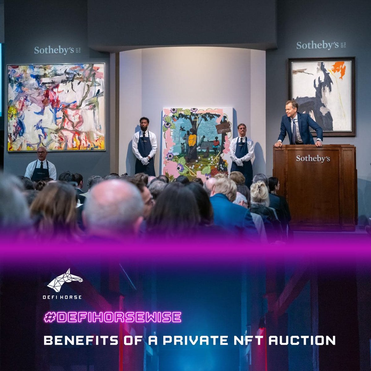 Willzitj's tweet photo. ⚖️#DeFiHorseWise-Benefits of a private NFT auction
Revolution of NFT Auction that is community-based and decentralized
✅Confidentiality of buyer's personal data
✅Exclusivity &amp; Superior Quality
#DeFiHorse's First Rare Horse Auction Coming Soon
See details:https://t.co/ceqiZD1Olf https://t.co/6lDE50JTCe