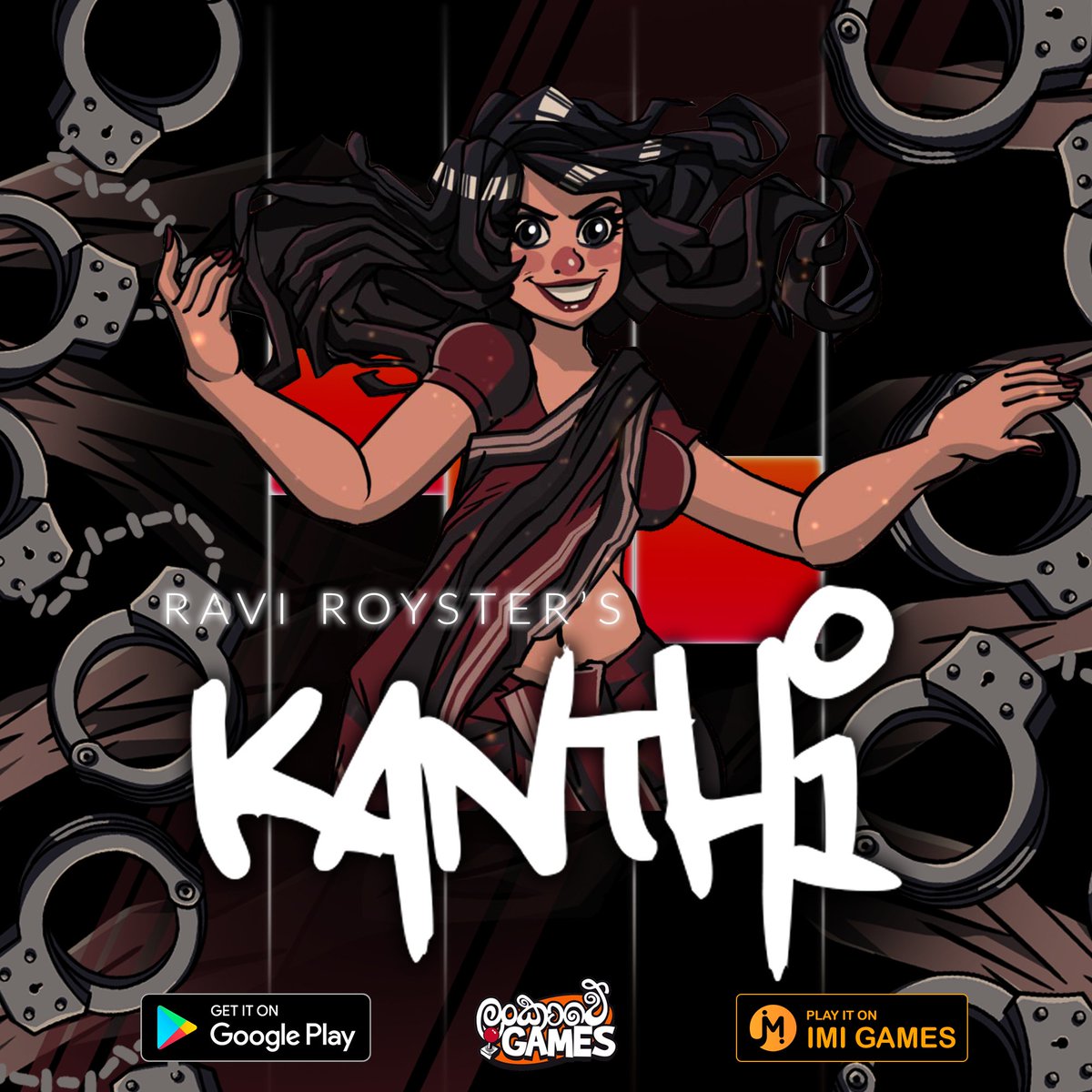 Haven't played the rhythm game based on <a href="/RoysterRavi/">Ravi Royster</a> 's song "KANTHI" yet?

Download and play it now! - bit.ly/3aGCYsZ

#IMIGAMES #RaviRoyster #Kanthi #lankawegames
