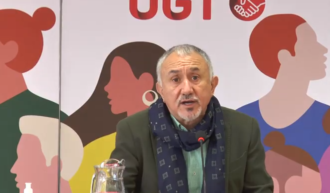 Helen_Seg_'s tweet photo. Pepe Álvarez "Es necesario recuperar consensos que nos permitan aprovechar la oportunidad de los fondos de recuperación y acometer el cambio de modelo productivo, la modernización de las empresas e impulsar el I+D+i y los servicios públicos" @SG_UGT @UGT_Comunica #Retos2022 https://t.co/ynEfzJBTx5