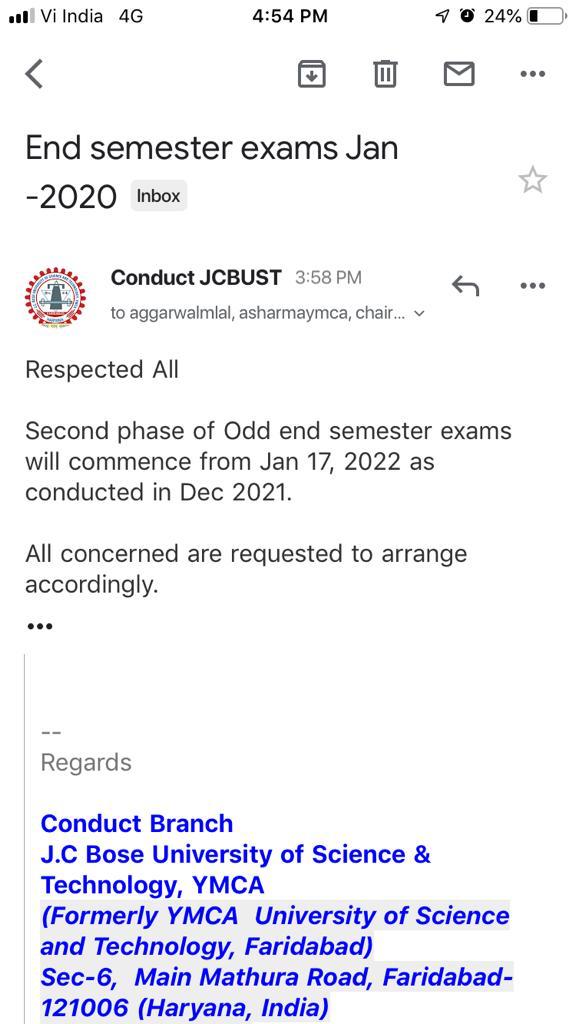 Rawat_011's tweet photo. #onlineexamfromhomeYMCA
Situation in Jan 2022 is not same as in Dec 2021
@cmohry @ugc_india @anilvijminister @chkanwarpal https://t.co/tPvohfkyW6