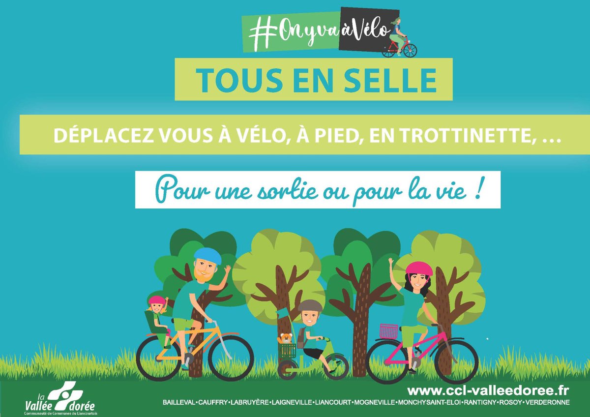Enquête publique sur le Plan de Mobilité : donnez votre avis du lundi 17 janvier au mercredi 16 février 2022 !
Le dossier est en ligne : mobilites-sud-oise.fr/concertation/e…
En savoir plus : ccl-valleedoree.fr/mobilite/
#àpiedàvélo #onyvaàvélo #valleedoree
@au5v_oise