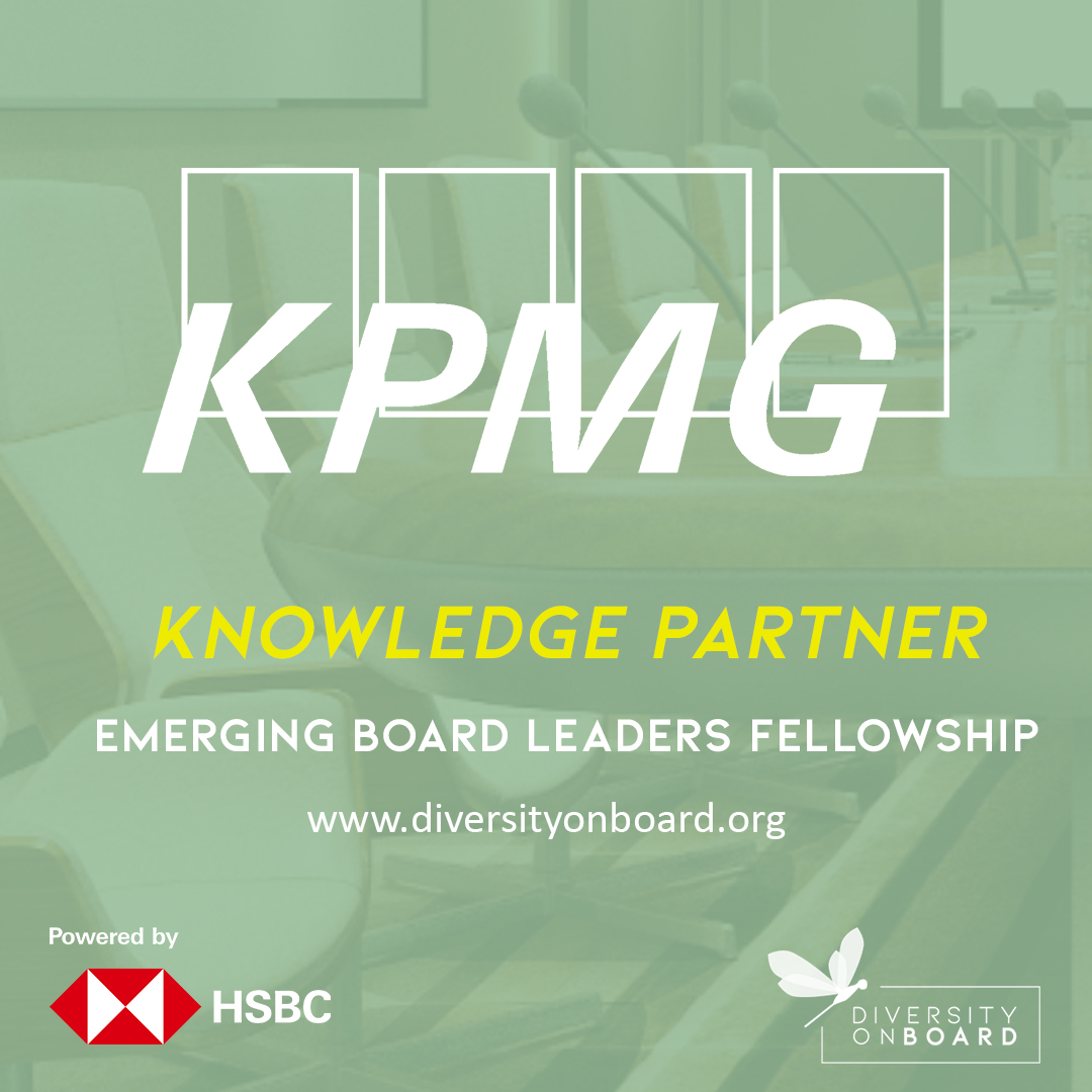 Are you ready to welcome with us the new Knowledge Partner of Diversity on Board?

Apply Now – Deadline 15 January 2022: lnkd.in/euwzEJHw 

<a href="/jfakhro_58700/">Jamal Fakhro</a> <a href="/KalyanSubraMan/">Kalyan Subramanian</a> 

#KPMG #KPMGbh #KPMGboardleadershipcentre #hsbc #Bahrain #thefutureisinclusive #womeninleadership