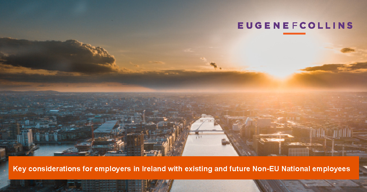EugeneFCollins's tweet photo. The Irish immigration market is constantly evolving. Here our immigration team highlight key issues employers with existing and future Non-EU National employees should consider https://t.co/xDD9nEfiFu https://t.co/wOve1PLNRf