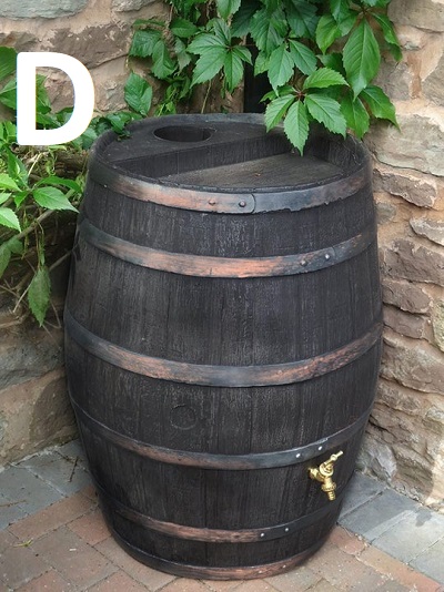 HELP...We hebben jullie hulp nodig:) 
Om de beste afwegingen te maken hebben we jullie advies nodig. Welke van de onderstaande modellen vinden jullie het mooist! Alle 4 zijn van kunststof, +-240 liter, en bijna even duur. Welke zou jij willen hebben? A, B, C, D, graag uw reactie!