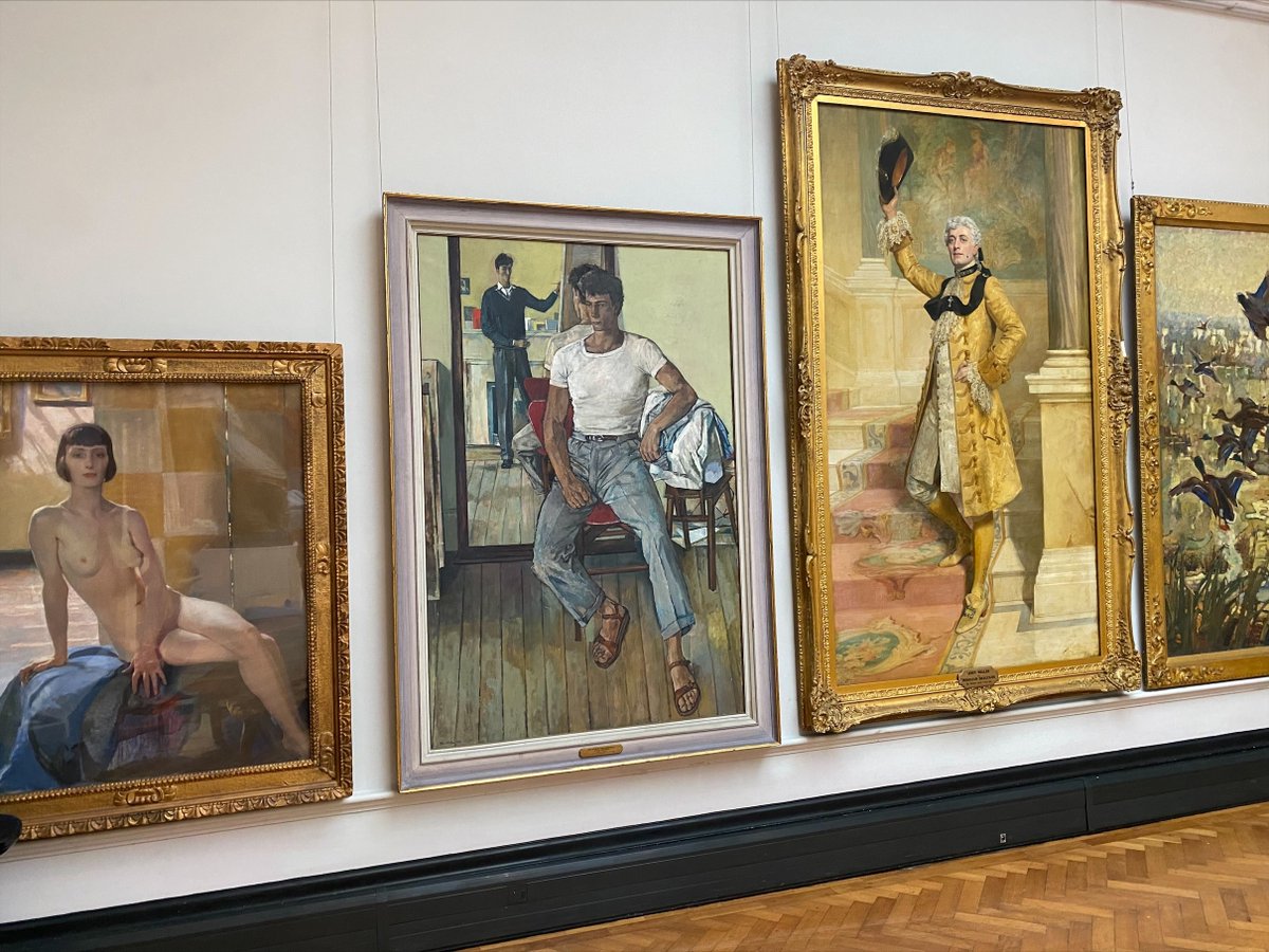 Next time you visit there are some changes to be found in Gallery II. During our closed period we have moved some of our paintings around, putting some back into storage, and bringing others out. 
#russellcotes100