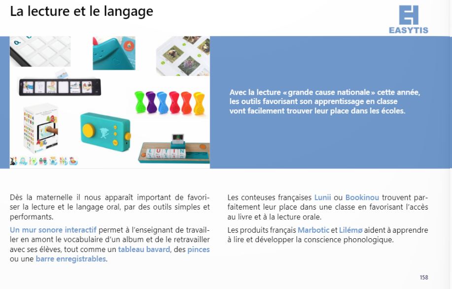 Easytis's tweet photo. 🗣️Travailler le langage oral en classe avec nos outils
https://t.co/7o1JmHTawV
#MURSONORE #TABLEAUBAVARD #PINCESENREGISTREUSES #BOOKINOU #MARBOTIC #LUNII #LILEMO #BARREENREGISTRABLE https://t.co/nB3lTsIiIm