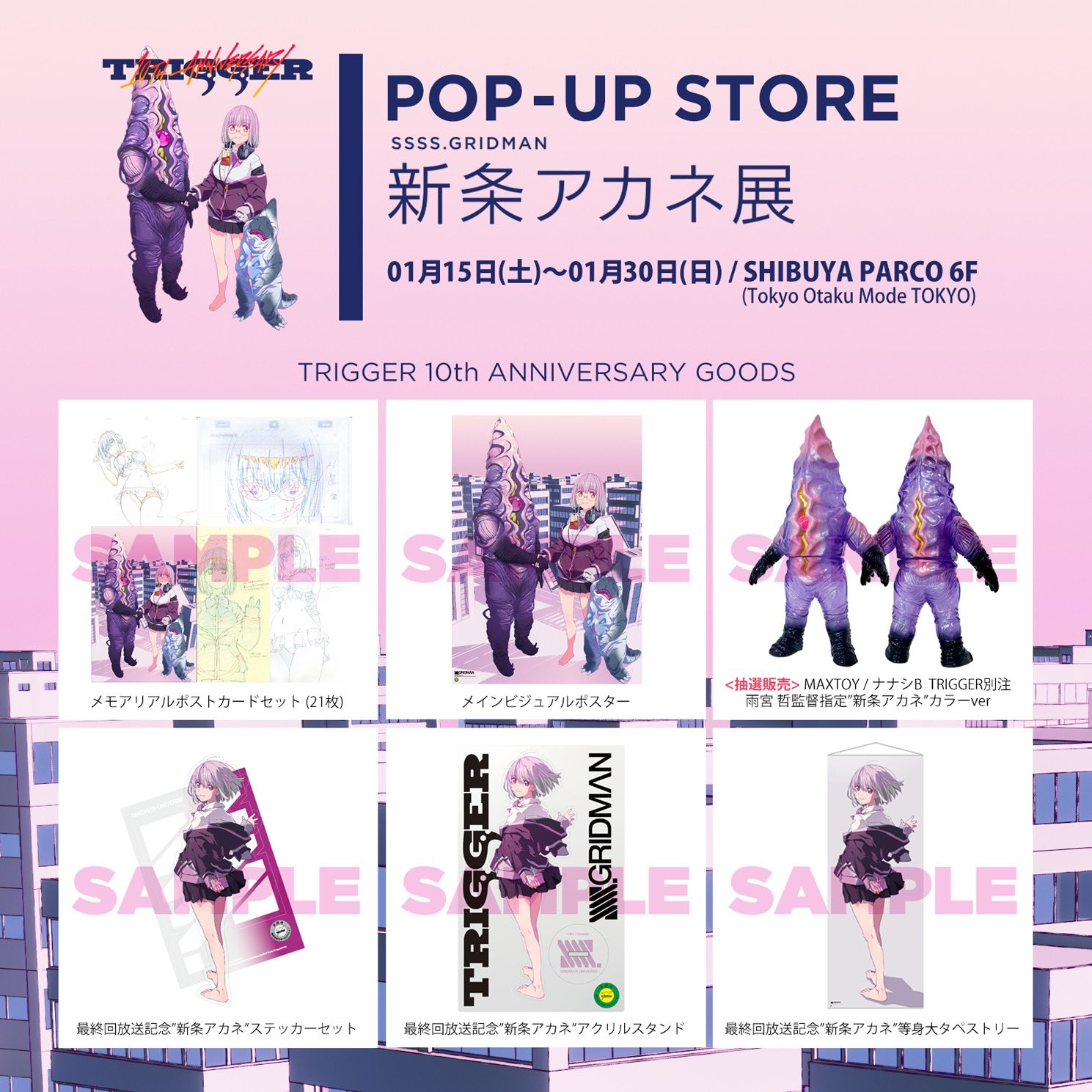 新条アカネ展 アカネのゴミ袋 限定特典 SSSS.GRIDMAN グリッドマン