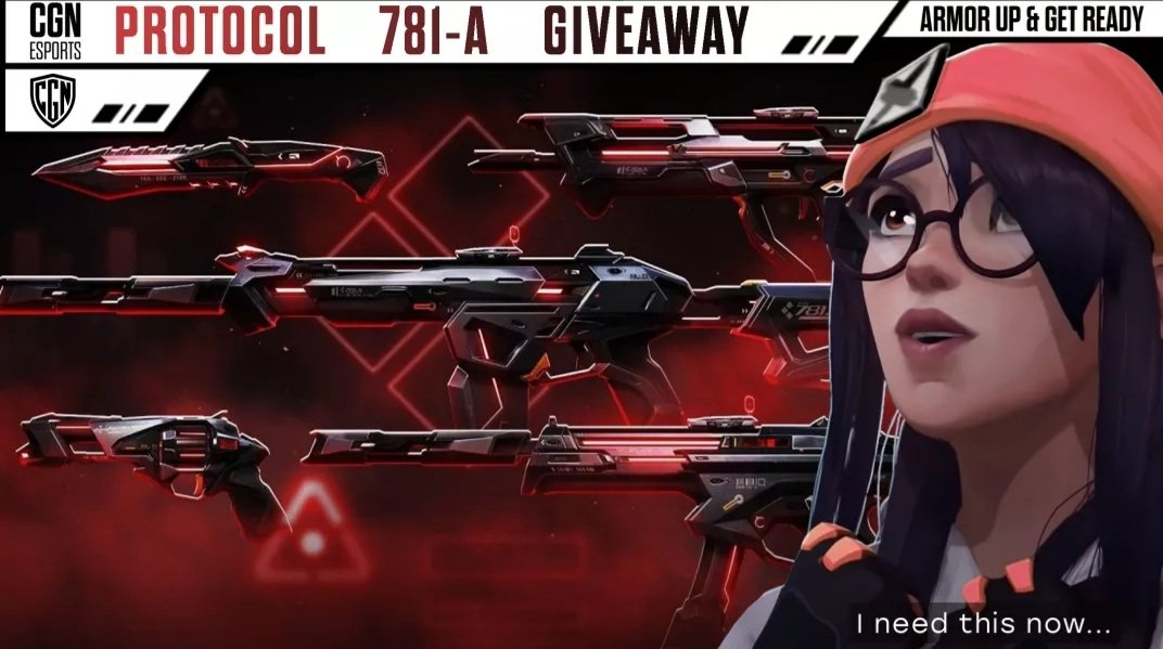 VALel1as's tweet image. Protocol 781-A Bundle Bundle #GIVEAWAY 

To celebrate my journey with CGN &amp;amp; my competitive Valo comeback, I want to give something back to you 🥰

✅ Follow @VALel1as &amp;amp; @cgnesportsgg
❤ Like this post
🔄 RT this post
 🔫Tag two friends for better rng

date Giveaway ends 20/01/22