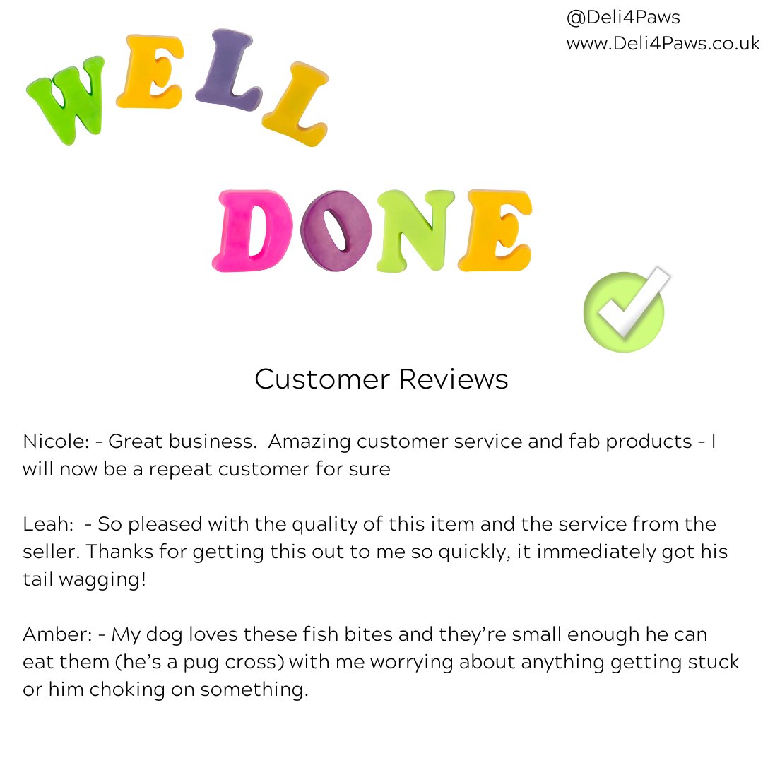 Happy Wednesday ~ Happy Customers ~ Happy Team 😊

Visit Deli4Paws.co.uk to view our full range of cat and dog natural treats, gourmet snacks, hand baked dog bones &amp; biscuits as well as dog chocolate sweet treats.

Happiness in a box!

#Deli4Paws #Smallbizuk