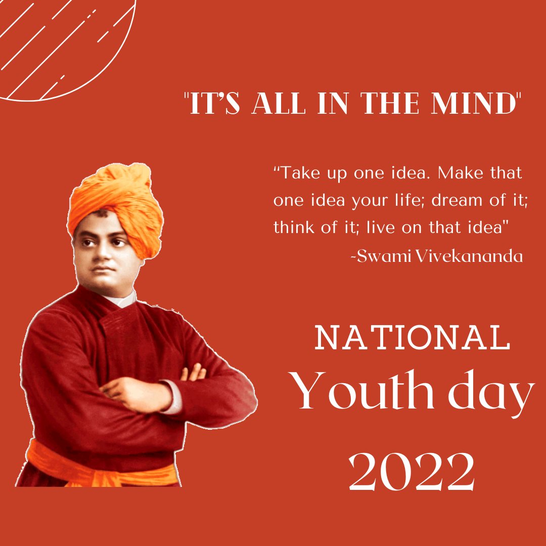primelogictech's tweet image. Celebrating National Youth Day on His Birth Anniversary.
Arise, awake, and stop not till the goal is reached            
                                                 - Swami Vivekananda
#rashtriyayuvadiwas
#nationalyouthday #SwamiVivekananda  #quotes #itsallinthemind #theme