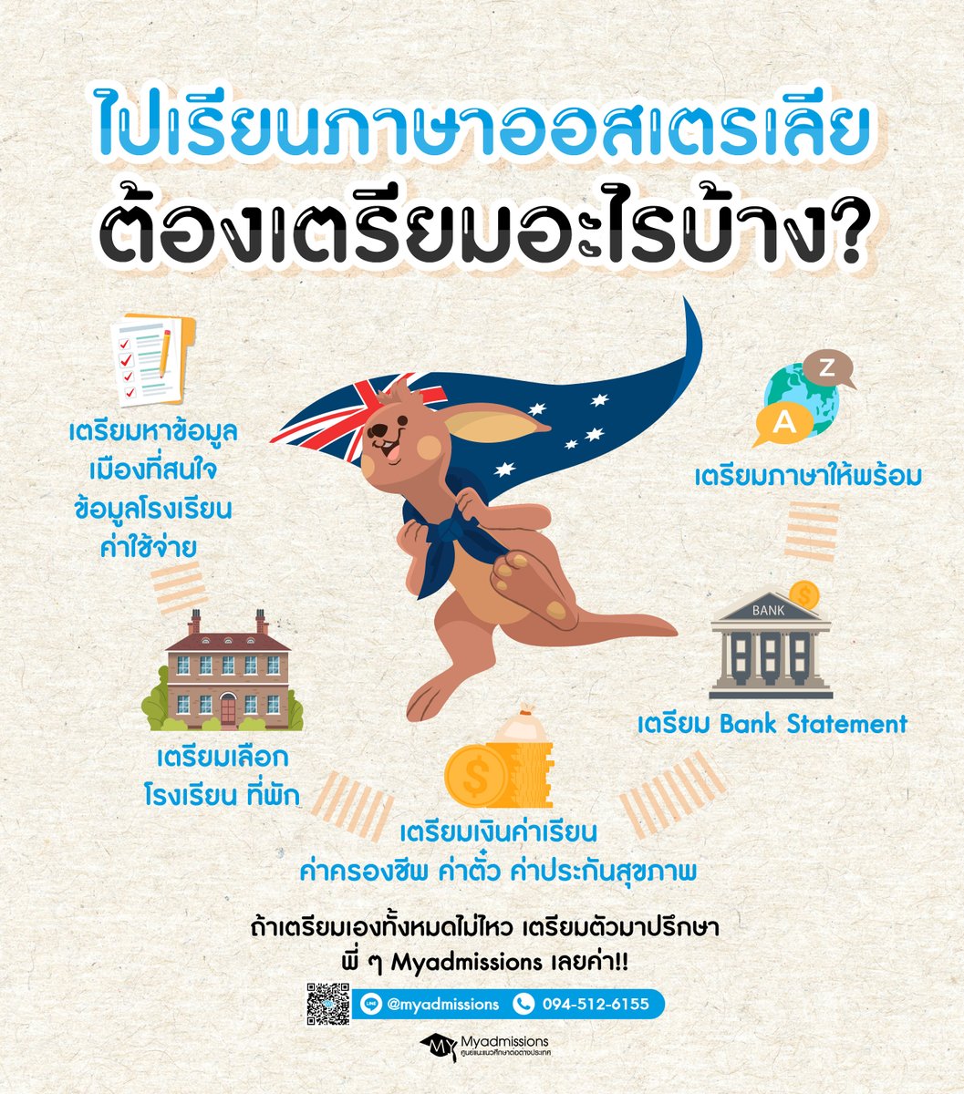 Myadmissions ศูนย์แนะแนวเรียนต่อต่างประเทศ tweet media