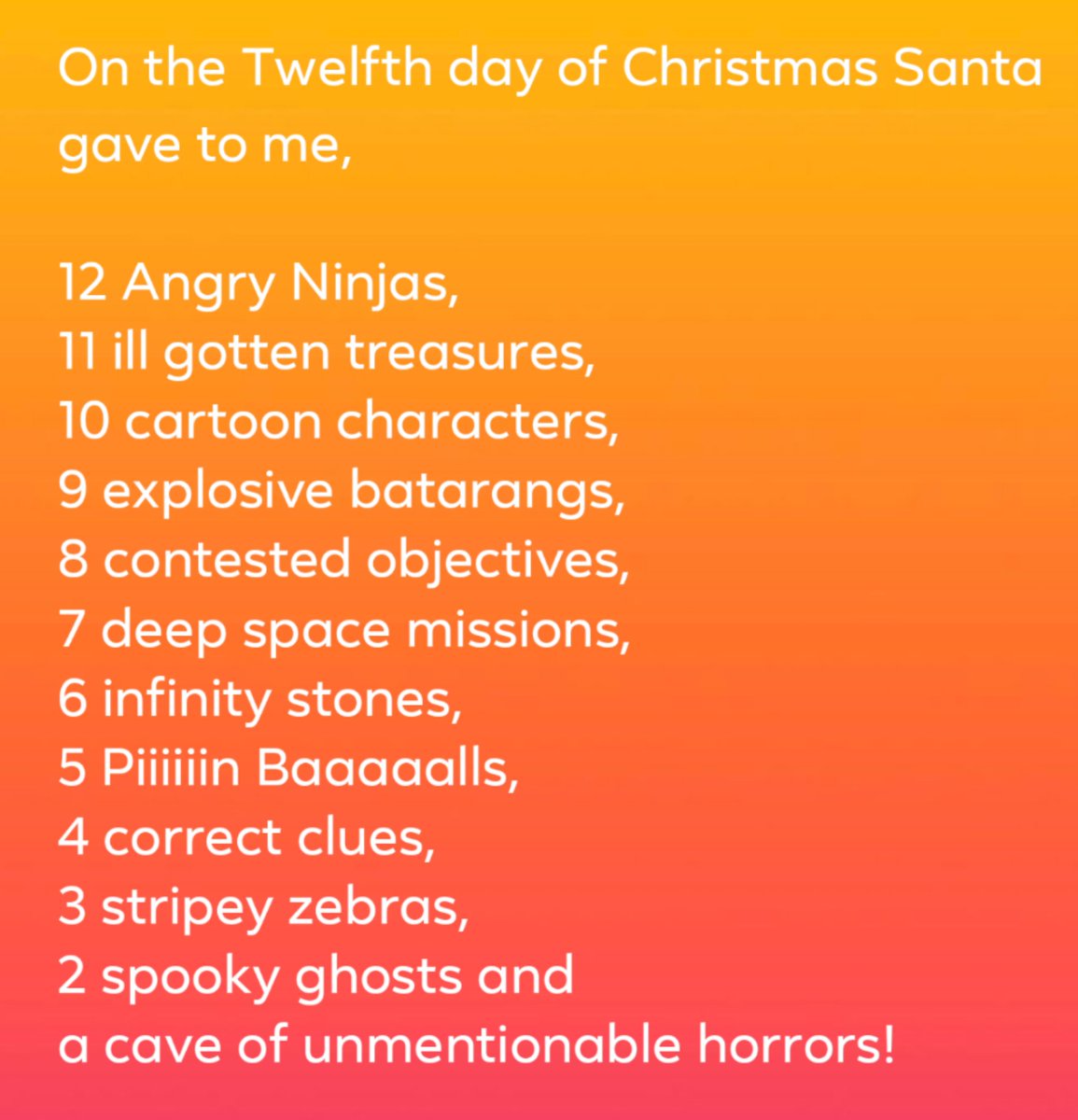 Unboxed_Blog's tweet photo. 12 quick fire reviews of games we played over the Christmas break. It's the 12 games of Christmas!

https://t.co/Cc8SM8vZLs

#games #boardgames #12gamesofchristmas https://t.co/ZD0a27pTg8