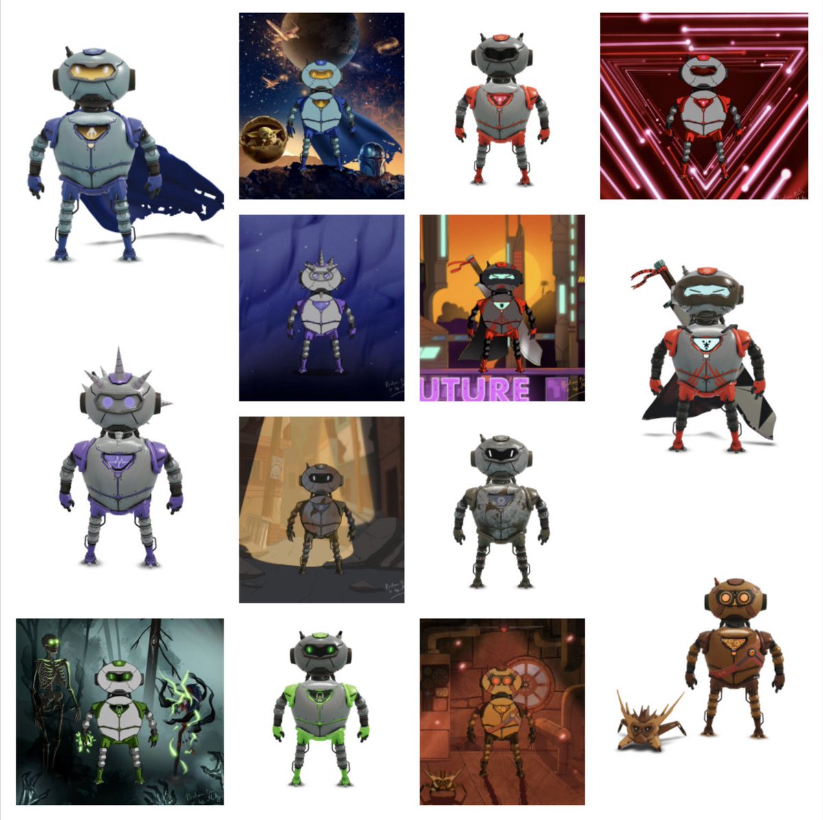 mady_web3's tweet photo. Look at this amazing collection owned by @DannyCrypto85 

For each 2D bot he has a 3D model 😍

He almost has an army 😆

$xpr $proton $nft $artist
#ProtonBots #XPRB 🤖

#NFT #NFTs #NFTCollectibles #nftcollector #NFTshill #NFTComhmunity #opoensea https://t.co/BiTlvKc1wW
