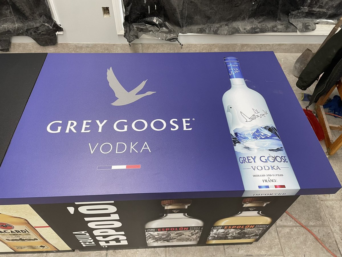 SignsTmp's tweet photo. Yesterday’s install at Gates Liquor in Rochester! The location is expanding going to be a gianormous location! Stop by the owner is the sweetest! Told me he was going to cry because my work so done so beautifully 🥰🤗
#titos #greygoose #bacardi #espolon #fireball #tmpsigns https://t.co/tTSUvju5sQ