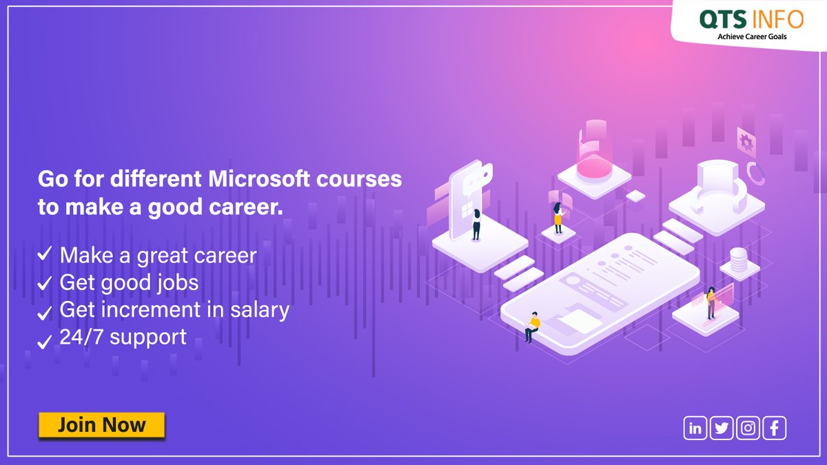 qtsinfo2's tweet image. Microsoft is providing a lot of-@ bit.ly/3K6niPQ  certifications in different domains. Become a Microsoft professional through our courses
 #microsofttraning #aspdotnettraining #microsoftbowerbitraining #microsoftsqltraining #qtsinfo