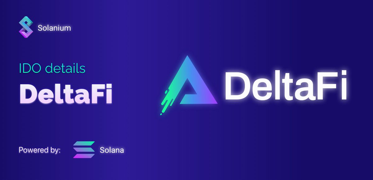 solanium_io's tweet photo. Gm 😎 Any traders in our Solanium community?

Launching @deltafi_ai - Building the world's most efficient DEX with machine learning

IDO Guidelines ➡️ https://t.co/pGvkya7sud 

Project Page ➡️ https://t.co/RmW7wJ4SGY https://t.co/fubxIf9Tmw