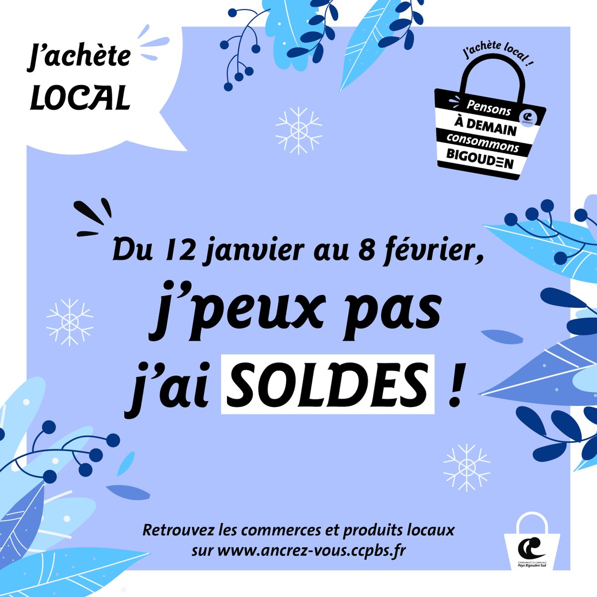 PaysBigoudenSud's tweet photo. [Pensons à demain, consommons bigouden]
➡ Retrouvez les commerces et initiatives locales sur les cartes disponibles sur https://t.co/WBmp14MWAI

#soldes #hiver #commerce #jachetelocal #pensonsademainconsommonsbigouden #bigouden #commercelocal #paysbigouden #bigoudenjoy #bretagne https://t.co/AEVToRWVES