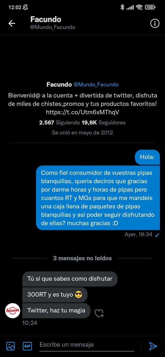 Twitter, haz tu magia que necesito esa caja de pipas <a href="/Mundo_Facundo/">Facundo</a>