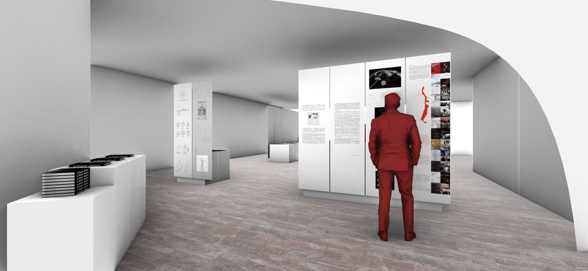 tymdl_info's tweet photo. 昨日搬入が終了！「アイゼンマンの建築論＋QUANTUMETRIC」出版記念展覧会が大阪に巡回中です！会場はASJ UMEDA CELLです！展覧会会期中書籍は特別価格2000円で販売していますので、是非お買い求め下さい。#TYMDL #アイゼンマンの建築論 https://t.co/wAL199HYou