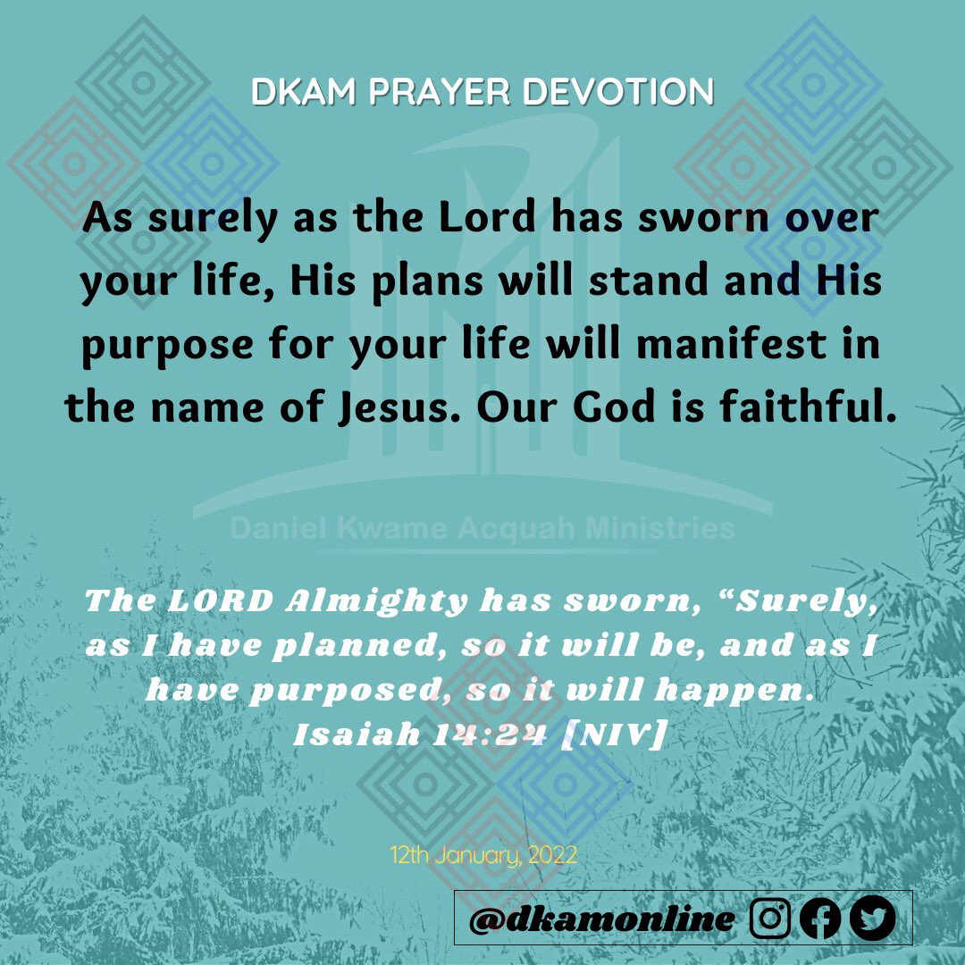 danikacquah's tweet photo. That purpose will surely come to pass. My God is faithful. ©️@dkamonline #godanswersprayers #dkam #dkamministries https://t.co/hMeDShINx7